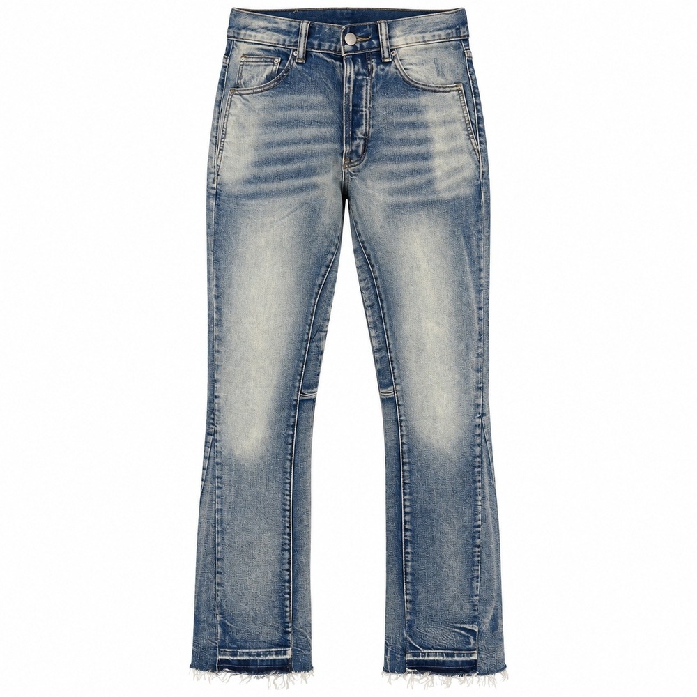 MNML Streetwear Grunge Distressed Denim Jeans Mens 28x30 Y2K Cyber Punk Rocker